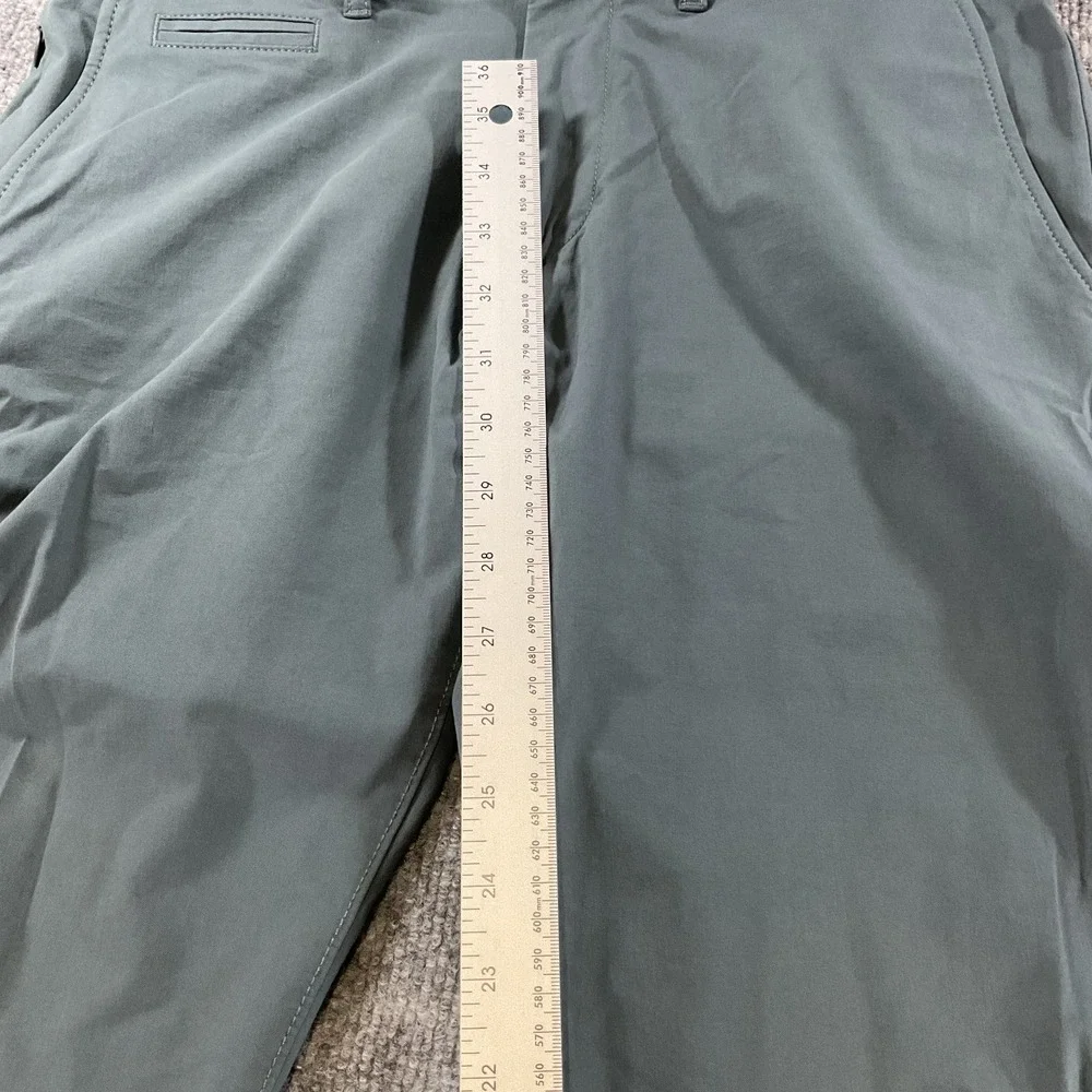 J Crew Tech Pant 31x34 Slim Fit Gray Performance Stretch Travel Casual Dress Pan